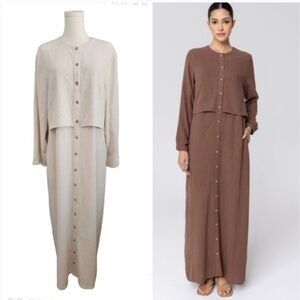Veiled Collection Linen Dress